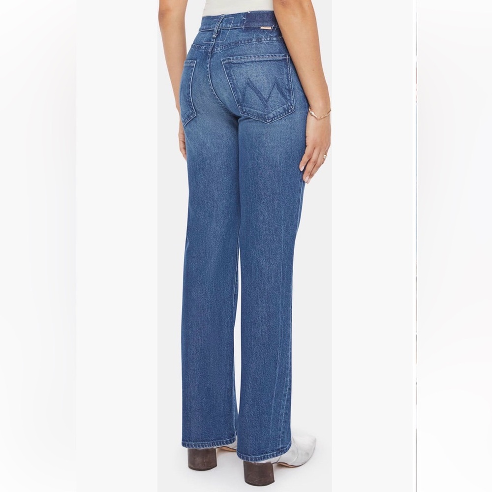 Mother Lil Kick It High Waist Straight Leg Jeans - Picture 2 of 8
